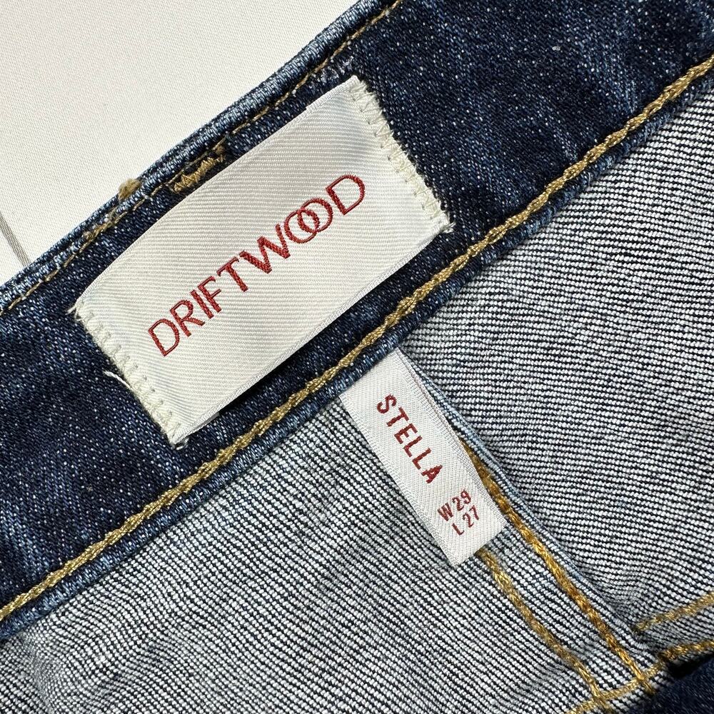 Driftwood Jeans Womens 29 Blue Stella Straight Leg High Rise Fade Western Boho - Picture 3 of 11